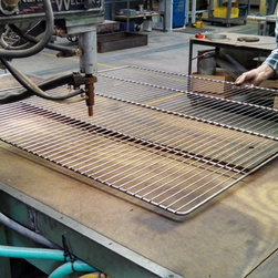Large custom Stainless Steel wire shelf/rack - Products