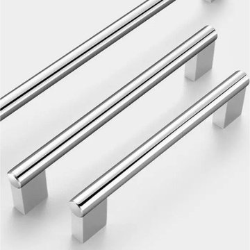 Aqua Double-sided Appliance Pull with Backplate | Sliding Door Handle | Barn Doo