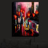 "Faces of the City 145" Illuminated Wall Art, 38"x29"