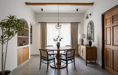 Houzz Tour: Warm Wood and Rattan in a Calm, Pared-down Home