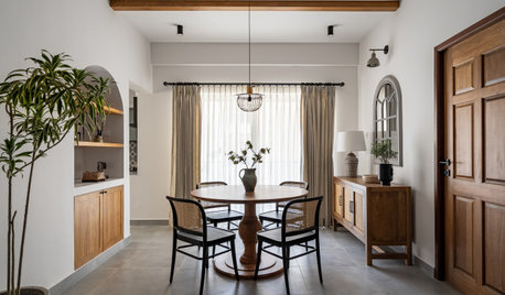 Houzz Tour: Warm Wood and Rattan in a Calm, Pared-down Home