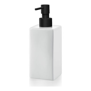 Saon 4033.22 Soap Dispenser, Matte Black - Contemporary - Soap & Lotion  Dispensers - by WS Bath Collections