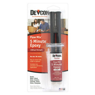 Devcon 20445 Flow-Mix 5-Minute Epoxy, Clear, 14 ml Syringe - Traditional -  Hand Tools And Tool Sets - by Greschlers Hardware