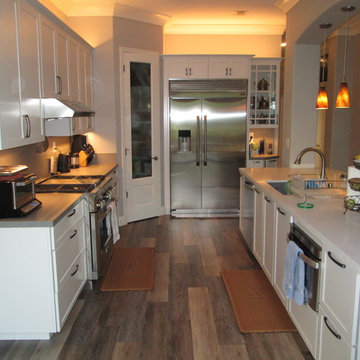 Diamond Cabinetry Kitchen - Maple Montgomery: White, Dover, Black