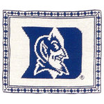 HKH International - Duke University Blue Devil Pillow - Show your support and pride for your favorite college team with the Duke University Blue Devil Pillow from HKH International, a production, import and wholesale company that uses the finest vegetable-dyed Australian and New Zealand wool threads for needlepoint designs. With a cotton-velvet backing and feather down insert, this handmade pillow is created using traditional ancient Chinese tent stitches and will become your new good luck charm.