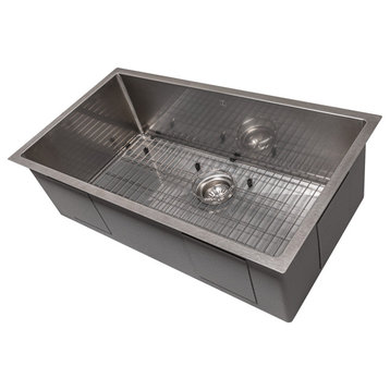 33" Meribel Undermount Kitchen Sink  Fingerprint Resistant Stainless Steel