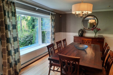 Transitional dining room photo