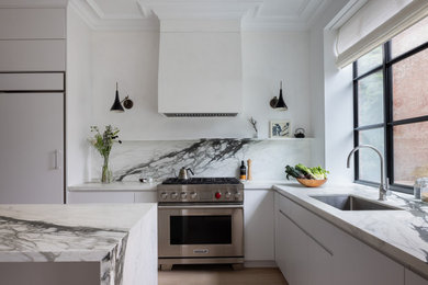 Example of a kitchen design in New York