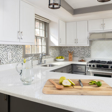Grey & White Kitchen Remodel