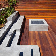 concrete fire pit