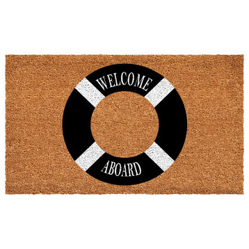 Calloway Mills Welcome Aboard Buoy Doormat, 24" X 36"