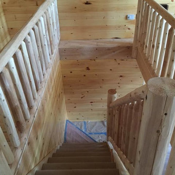 Log Railing