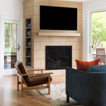 Modern fireplace