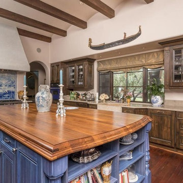 Solid mesquite floors, sand and color change