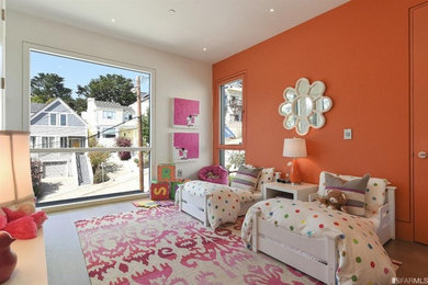 Example of an eclectic kids' bedroom design in San Francisco