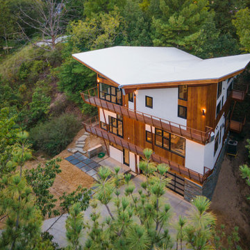 Butterfly Room and multi-material exterior