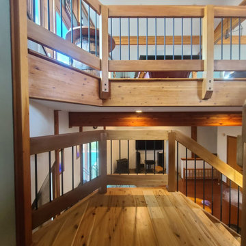 Baluster Upgrade with Sleek Black Metal