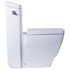 Eago TB336 1.28 GPF One-Piece Elongated Toilet - - White