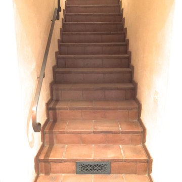 BEFORE PHOTO Hand Painted Stairs