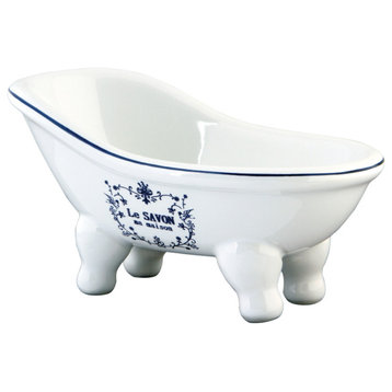 Kingston Brass 5-11/16" Mini Ceramic Slipper Bathtub, White
