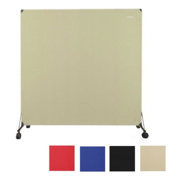 Free Standing Panel Partition with Wheels