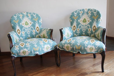 Before and After Vintage Chairs