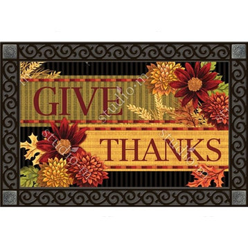 Thankful Turkey MatMates Decorative Doormat