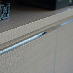 Custom Made Recessed Pull - Cabinet And Drawer Handle Pulls