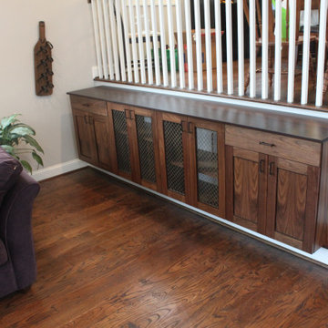 Walnut and Wenge Dry Bar