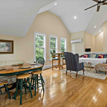 Historic Fairfax Farmhouse Receives Hearth Room and Garage/In-Law Addition