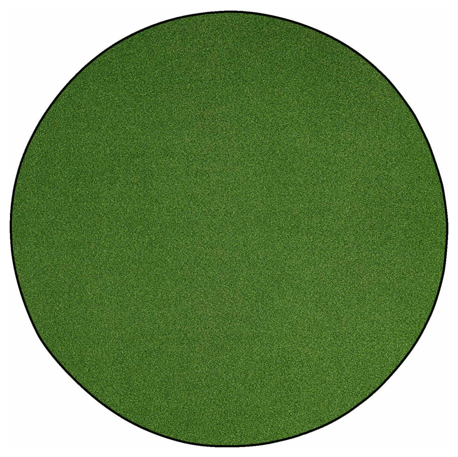 Large Rounded Grass Rug FurnishMyPlace Green Turf Artificial Grass Indoor/Outdoor Area Rug, 6 ...