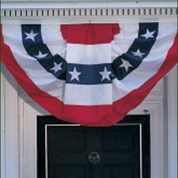 Banner Style Stars & Stripes Flag - Flags And Flagpoles