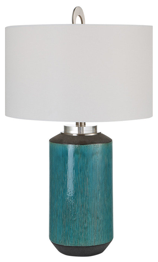 Uttermost Maui Aqua Blue Table Lamp Contemporary Table Lamps by ALCOVE LIGHTING Houzz