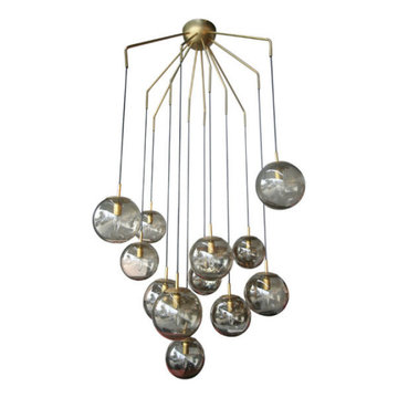 QZ2127 Palermo Murano Chandelier for Luxury Living Rooms