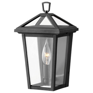 Hinkley Lighting 1 Light Alford Place Outdoor Wall Mount, Museum Black 2566MB