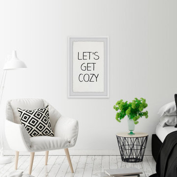 "Let's Get Cozy" Framed Painting Print