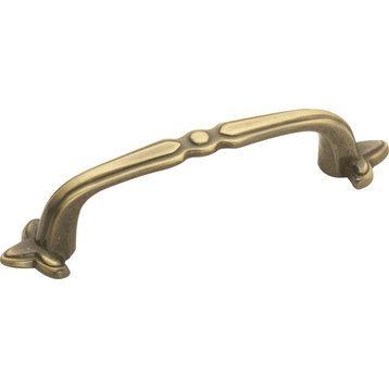 Belwith Hickory 3 In. Cavalier Antique Brass Cabinet Pull P133-AB Hardware