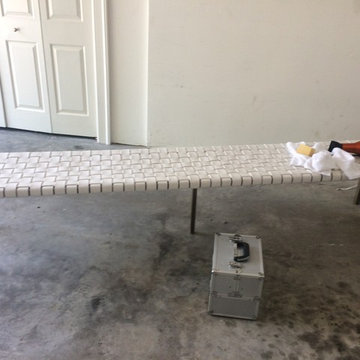 BDDW woven leather bench clean/stain removal/color restore