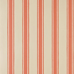 Block Print Stripe BP 719 - Wallpaper