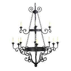 Hand Forged Iron Chandelier Designs - Products