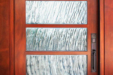 Custom Cast Glass entryway door