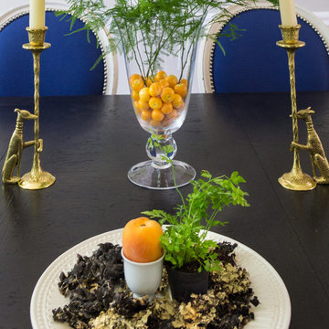 Nautical Navy Dining Room