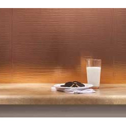 Fasade Ripple, Polished Copper - Home Decor