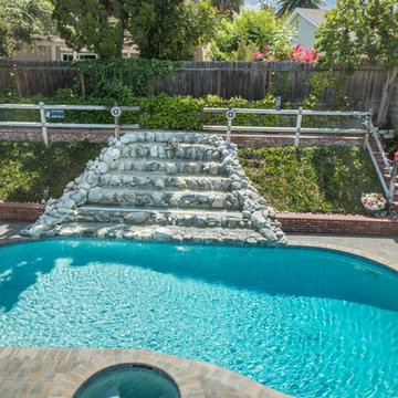 Laguna Hills Pool with Water Fall