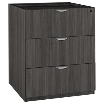 Legacy Stand Up Lateral File (w/o Top)- Ash Grey