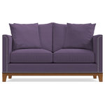 Apt2B - Apt2B La Brea Apartment Size Sofa, Lavender Velvet, 60"x39"x31" - The La Brea Apartment Size Sofa combines old-world style with new-world elegance, bringing luxury to any small space with its solid wood frame and silver nail head stud trim.