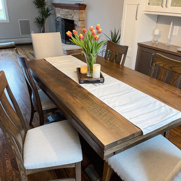 The Rustic Loft - Custom Extendable Table: Oxford Collection