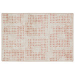 Dalyn Rugs - Delano DA1 Linen 2' x 3' Rug - Delano collection is a subtle multi tonal geometric style. Incredible casual color movement using modern state of the art prismatic processing technology. This allows for thousands of color combinations and shading in each design. Crafted in the USA using foreign & domestic materials and US labor. These area rugs are UV stabilized, fade resistant and stain resistant for long lasting color and durability. Extremely heavy, dense pile with soft feel and cushion with non-skid rubber backing incorporated. This rug collection is perfect for all family members and pet owners. Vacuum your rug regularly or shake out. Use straight suction vacuum only, spot clean with clear water.