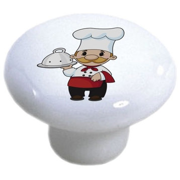 Chef Baker Ceramic Kitchen Knob