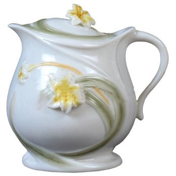 Lily Creamer With Lid, Home Accent, Fine Porcelain